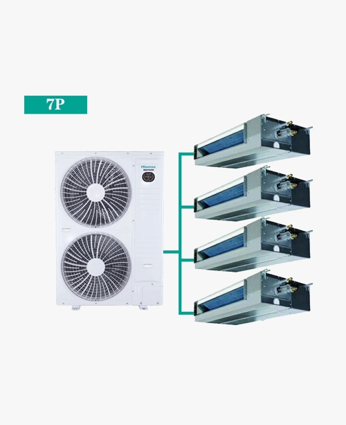 海信榮耀家系列 家用中央空調(diào) 多聯(lián)機 HVR-200W 7匹一拖四（90-150㎡）