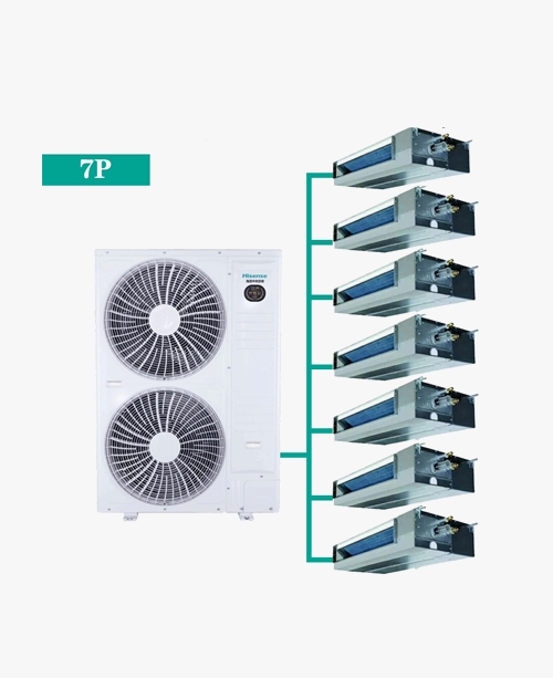 海信榮耀家系列 家用中央空調(diào) 多聯(lián)機(jī) HVR-200W 7匹一拖七（100-150㎡）